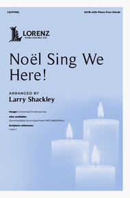Noel Sing We Here! SATB choral sheet music cover Thumbnail